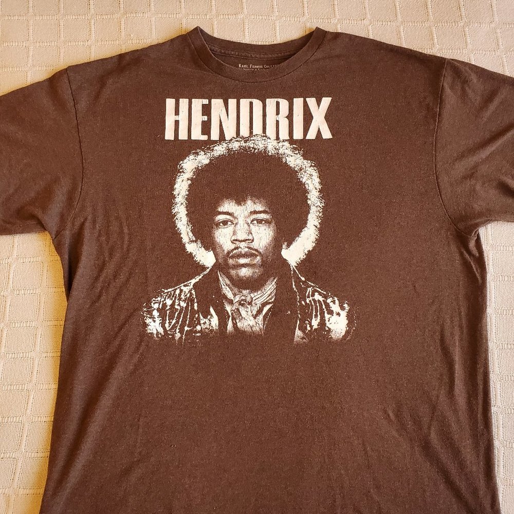 Jimi Hendrix Portrait T-Shirt by Karl Ferris, Size XL